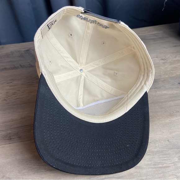 Black and Cream Adjustable Baseball Cap with 72, PAR hat - Picture 5 of 6
